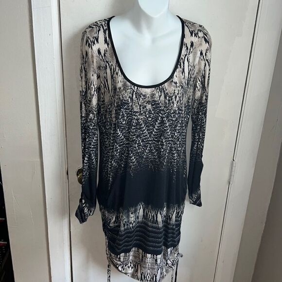 SW3 BESPOKE Snake Print Canmir Ave Dress-L NWT - Picture 2 of 9